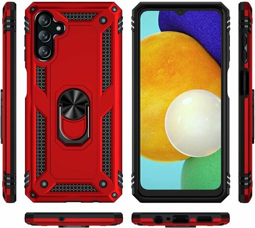 Samsung M23 Rood - Armor met Kickstand Ring