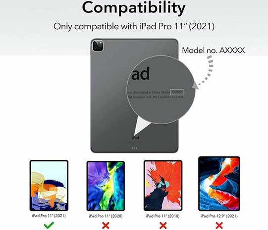 iPad Pro 11 inch  Zwart - Smart Cover