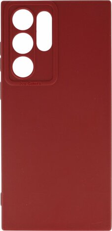 Samsung S22 Ultra - TPU Cam Back Cover - Bordeaux