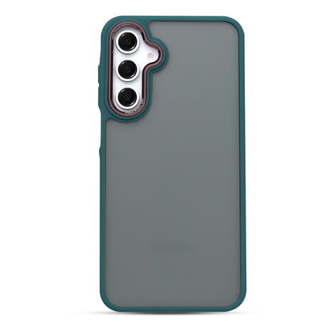 Samsung S24 FE - Frame Back Cover - Groen