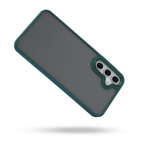 Samsung S24 FE - Frame Back Cover - Groen