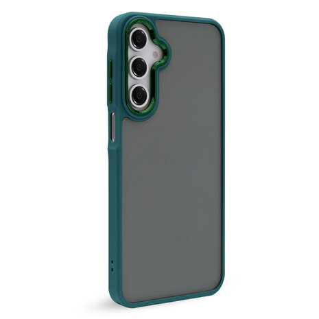 Samsung S24 FE - Frame Back Cover - Groen