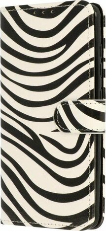 Samsung S21 Plus - Book Case - Zebra