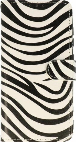 Samsung S21 Plus - Book Case - Zebra