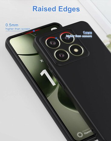 Xiaomi 14T - Siliconen Back Cover - Zwart