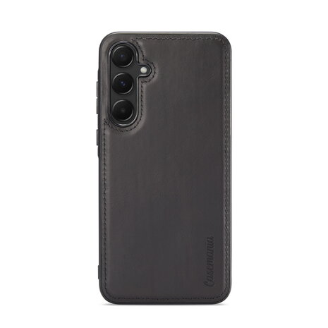 Samsung A55 - Charcoal Gray - Leather Book Case