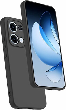 Reno 13 - Back Cover &amp; 2x Glas - Zwart