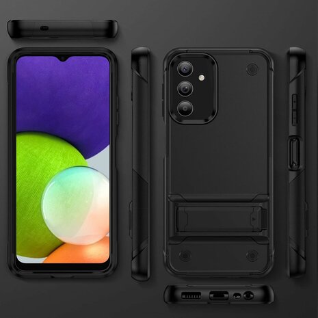 Samsung S25 - Heavy Duty Kickstand - Zwart