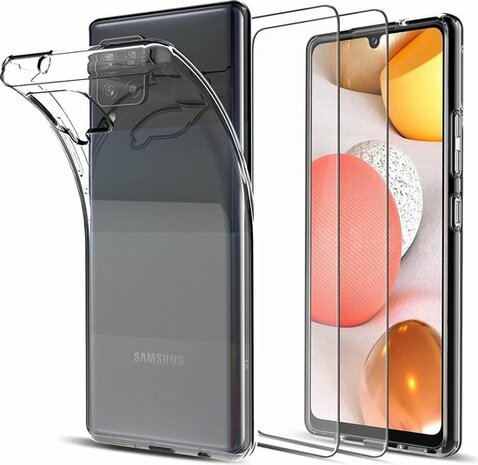 A42 - Back Cover &amp; 2x Glas - Transparant