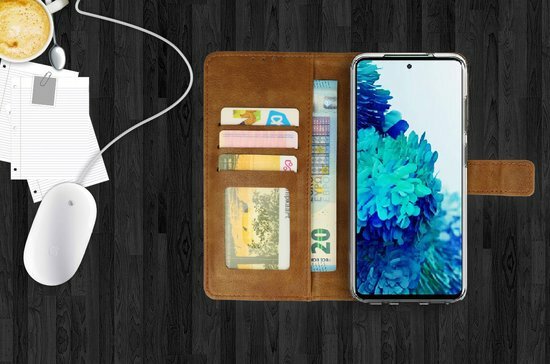 Samsung S21 FE - Book Case - Bruin