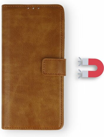 Samsung S21 FE - Book Case - Bruin