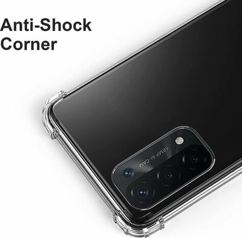 Oppo A54 5G &amp; A74 5G - Anti Shock - Transparant