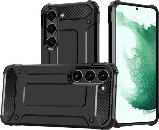 Samsung S23 Plus Zwart - Anti Shock Armor