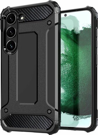 Samsung S23 Plus Zwart - Anti Shock Armor