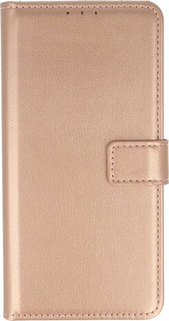 Oppo A15 &amp; A15S Rosé- Book Cover - Goud