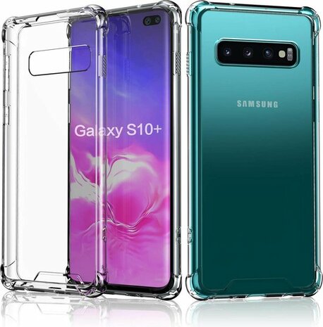 Samsung S10 Plus - Anti Shock Hybrid - Transparant