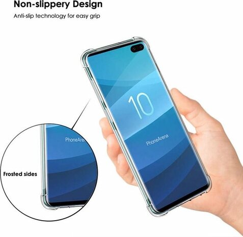 Samsung S10 Plus - Anti Shock Hybrid - Transparant