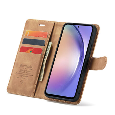 Oppo A98 Sienna Brown - 2 in 1 Book Case