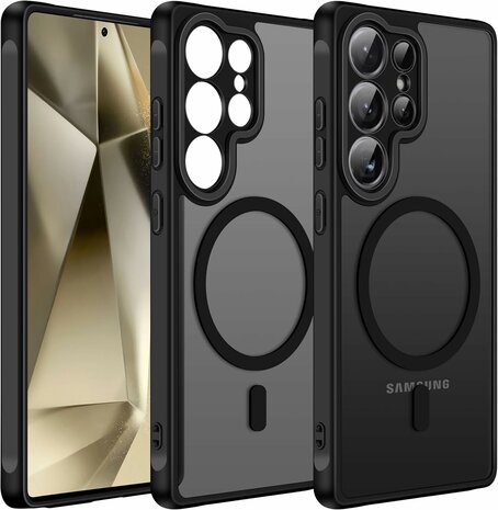 Samsung S23 Ultra - Matte MagSafe Armor - Zwart