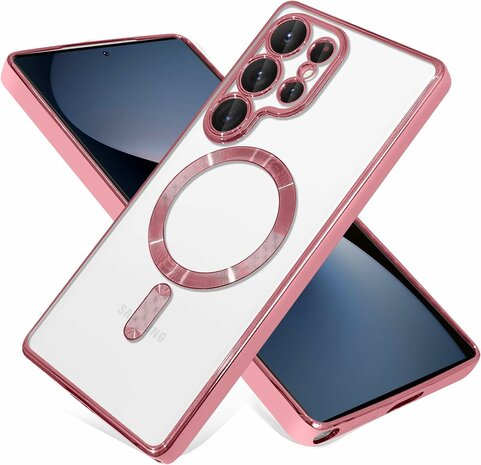 Samsung S25 Ultra - MagSafe TPU Back Cover - Roze