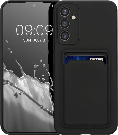 Samsung A25 - Back Cover met Kaarthouder - Zwart
