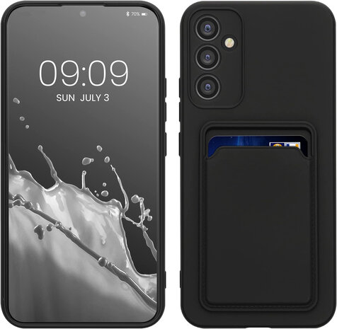 Samsung A25 - Back Cover met Kaarthouder - Zwart