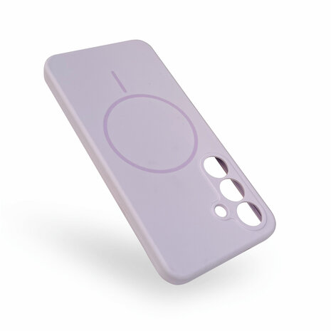 Samsung S25 - Paars - Zachte MagSafe Liquid Case