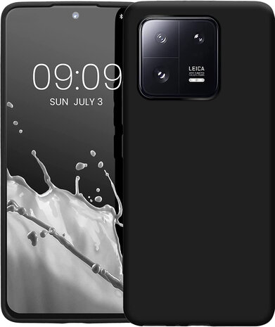 Xiaomi 13 - Siliconen Back Cover - Zwart