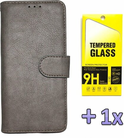 A41 - HQ Book Case &amp; Glas - Grijs