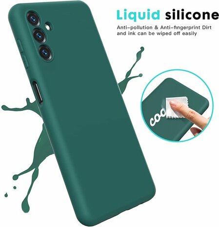 Samsung M23 - Siliconen Back Cover - Groen
