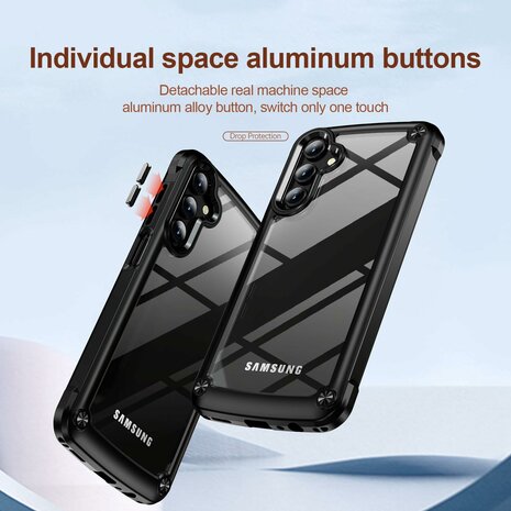Samsung A15 Zwart - Armor Back Cover