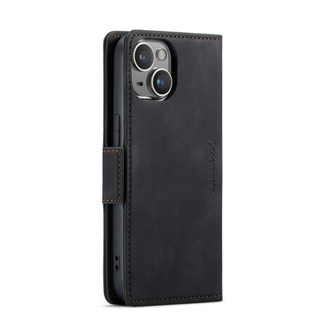 iPhone 15 Plus Charcoal Gray - MagSafe Book Case