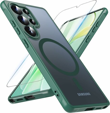 Samsung S23 Ultra - Matte MagSafe Armor - Groen