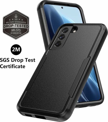 Samsung S22 Plus Zwart - Heavy Duty Armor
