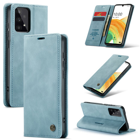 Samsung A23 5G Aqua Blue - Book Case