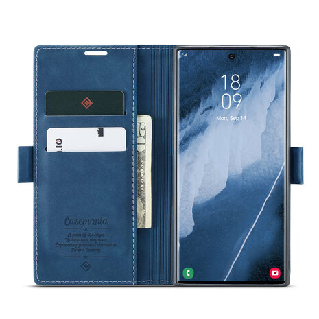 Samsung S24 Ultra Navy Blue - Book Case