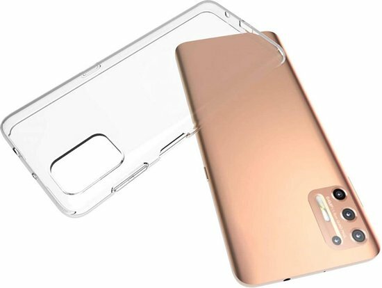 Moto G9 Plus - Back Cover &amp; 2x Glas - Transparant