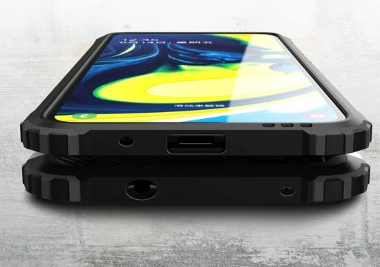 Samsung M11 Zwart - Armor Back Cover