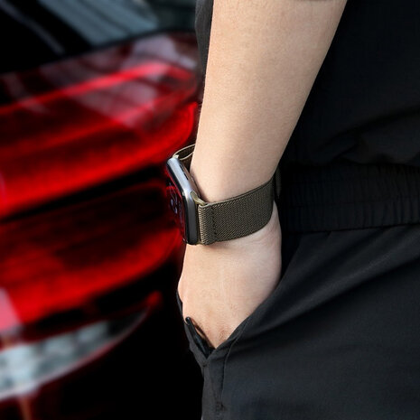 Hoco Fashion WA 04 Watch Bandje - Geschikt voor Watch - 38MM / 40MM / 41MM - Zwart