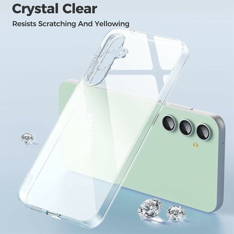 Samsung A05s - Siliconen Back Cover - Transparant