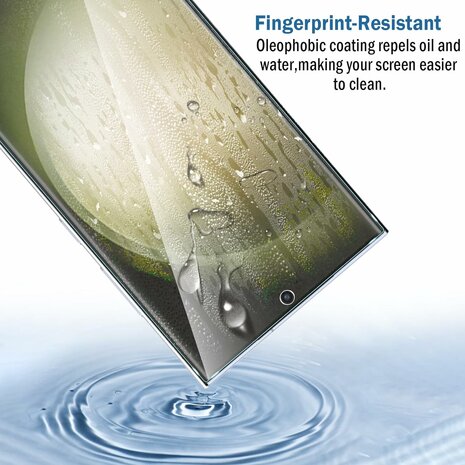 Samsung S25 Ultra - TPU Back Cover &amp; 2x Glas - Zwart