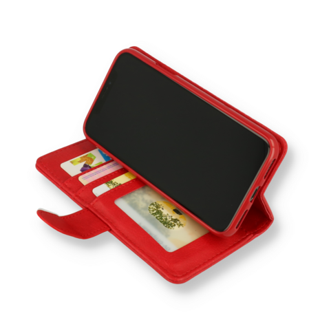 Samsung S25 - Rood - HQ Book Case met Rits