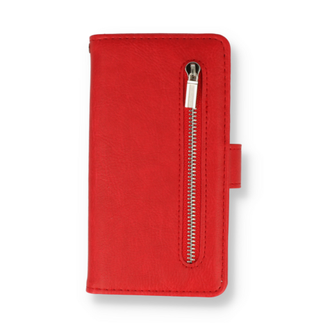 Samsung S25 - Rood - HQ Book Case met Rits