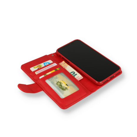 Samsung S25 - Rood - HQ Book Case met Rits