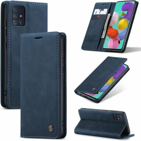 Samsung A72 Navy Blue - Book Case