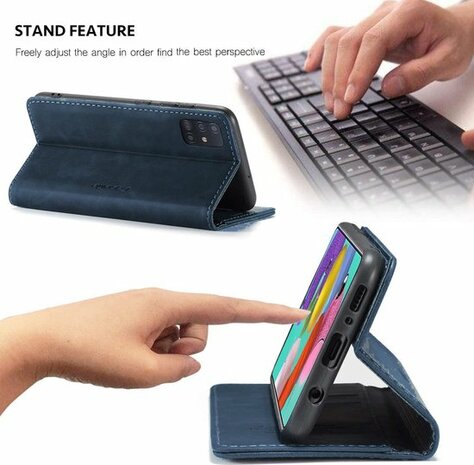 Samsung A72 Navy Blue - Book Case