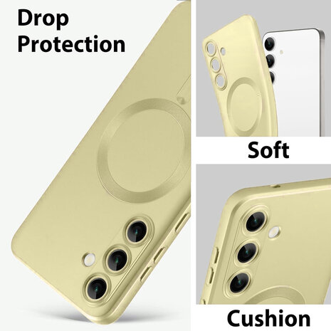 Samsung S25 - MagSafe Matte TPU - Goud