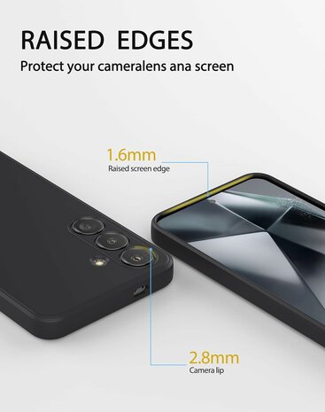 Samsung Galaxy S25 Plus - Zwart - Siliconen Back Cover