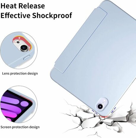 iPad Mini 2024 (8.3 inch) - Smart Cover - Licht Blauw