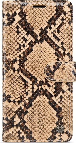Samsung S21 FE Beige - Slangen Book Case